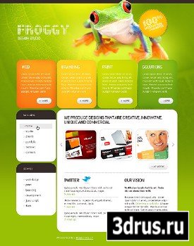 Froggy Design Free Website Template
