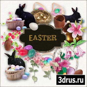 Scrap-kit - Easter Illustration Set