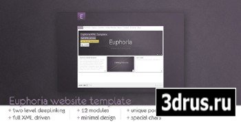 ActiveDen - Euphoria Website Template (Incl FLA) - Rip