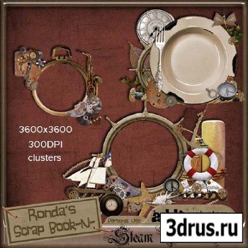 Scrap-kit - Ronda Steampunkish Addon Clusters 2