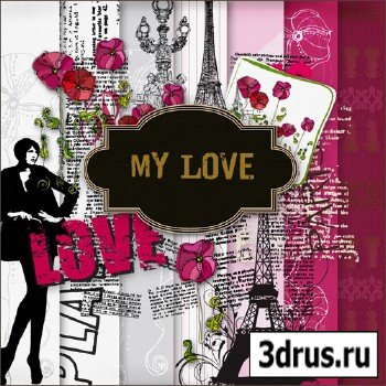 Scrap-set - My Love #1