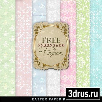 Textures - Vintage Easter Papers #3