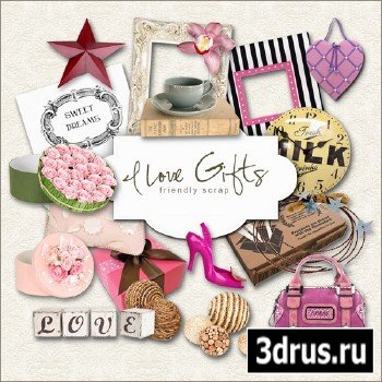 Scrap-kit - I Love Gifts