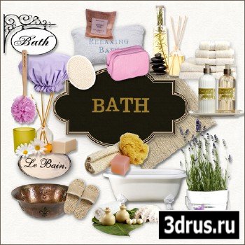 Scrap-kit - Bath Set