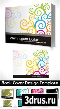 Book Cover Design Template - Stock Vectors