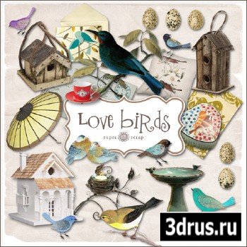 Scrap-kit - Love Birds