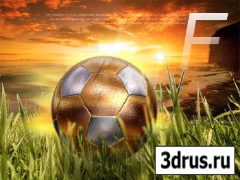 PSD Source - Gold Football
