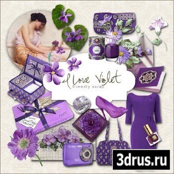 Scrap-kit - I Love Violet