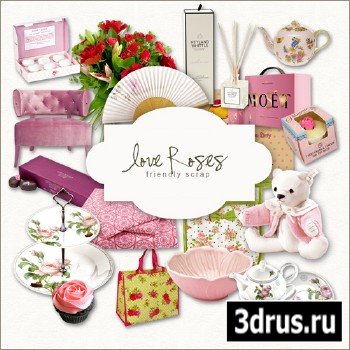 Scrap-kit - I Love Roses