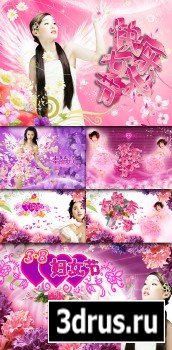 PSD Sources - Rose & Violet Glamour Style
