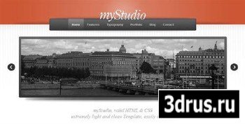 ThemeForest - myStudio Light HTML/CSS - Rip