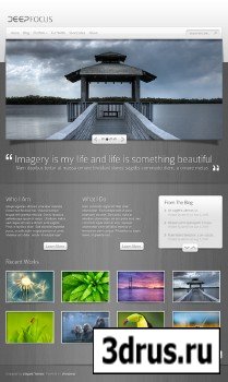 Best Photography Wordpress Themes DeepFocus May 2011