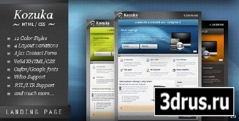 ThemeForest - Kozuka Landing Page (All Colors and Styles) - RIP