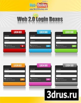 Web 2.0 Login Boxes (Login Forms)