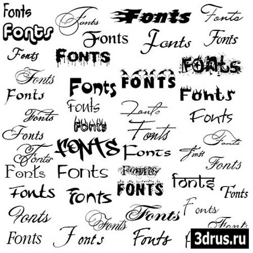 Over 1000 free fonts 