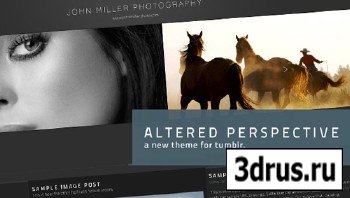 Mojo themes - Altered Perspective  Tumblr Theme