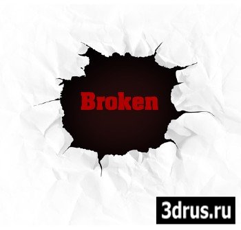 Free PSD Broken Page