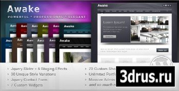 Awake 1.3 - ThemeForest Powerful Professional WordPress Theme