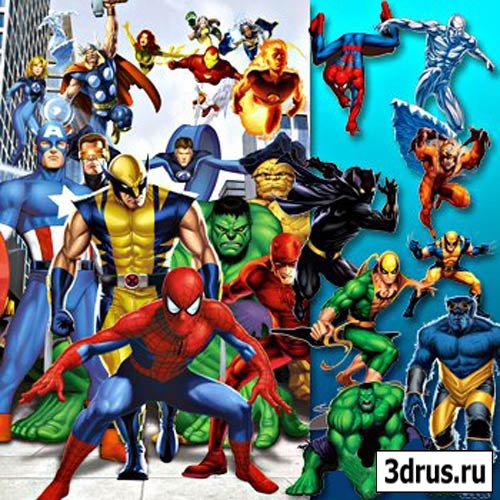 Marvel comics heroes
