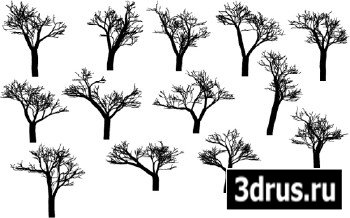 Vector Tree Silhouettes