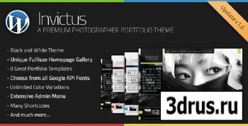 Themeforest - Invictus - A Premium Photographer Portfolio Theme