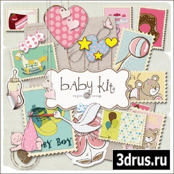 Scrap-kit - For Baby