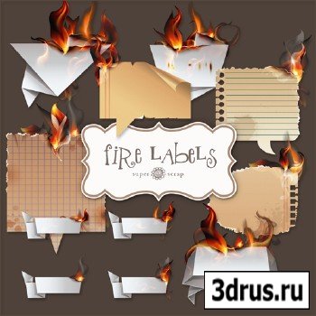Scrap-kit - Fire Labels