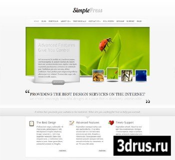 SimplePress v 3.0 ElegantThemes WordPress Theme