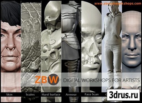 ZbrushWorkshops - Sculpting Hard Surfaces, Armor and Repetitive Patterns