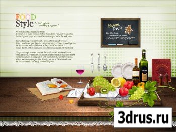 PSD Background Style food Fruit