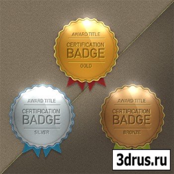 Award Badge PSD