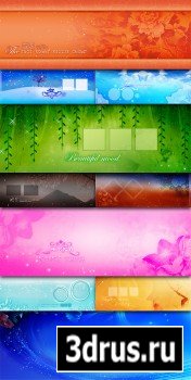 Squandered Romance Series - Winter Snow - Cross-Page Photo Template Plane