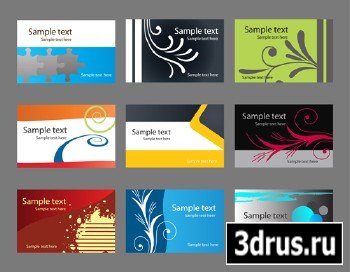 Vector Business Cards - Fashion Creative