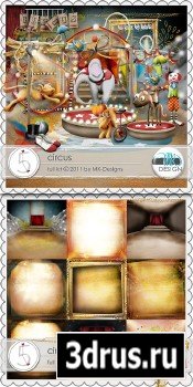 Scrap-set - Circus by MK design