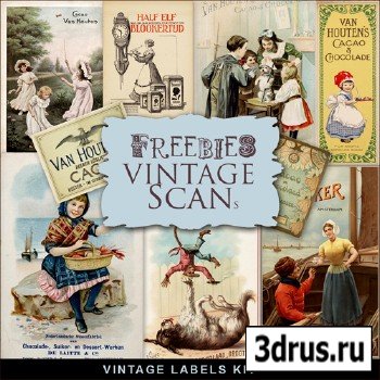 Scrap-kit - Vintage Labels Illustrations