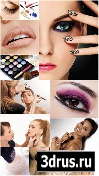 Make-Up Cliparts - Make-up, person, woman, cosmetics