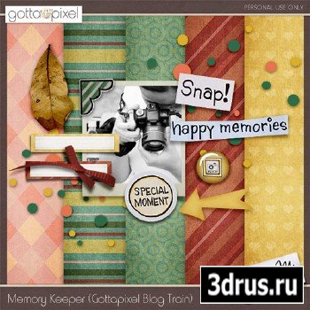Scrap-set - Memory Keeper (Gottapixel Blog Train)