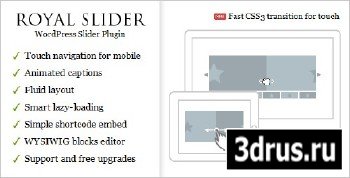 CodeCanyon RoyalSlider - Touch Content Slider for WordPress
