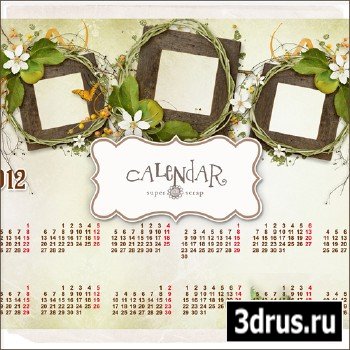 Scrap-kit - Nice Calendar (PSD)