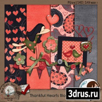 Scrap-set - Thankful Hearts #8