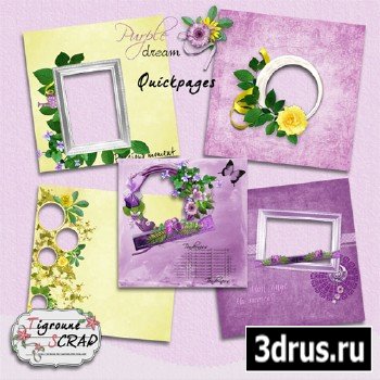 Quick-pages - Putple And Yellow Dream - Frames