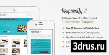 ThemeForest - Responsify - A Responsive E-Commerce Template - RiP