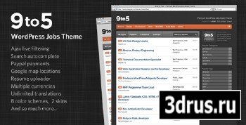 ThemeForest - Nine to Five - Premium WordPress Jobs Theme v1.6.5