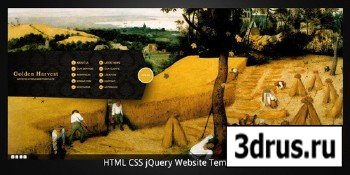 ThemeForest - Golden HarvestHTML5 business/portfolio template - Rip