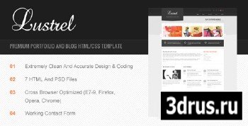 ThemeForest - Lustrel - Premium Portfolio And Blog HTML Template - Rip