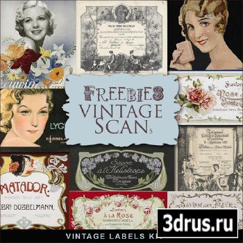 Scrap-kit - Vintage Labels #5