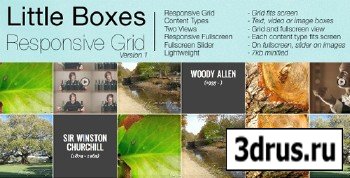CodeCanyon - Little Boxes Responsive Grid - Rip