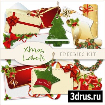 Scrap-kit - Christmas Labels #2