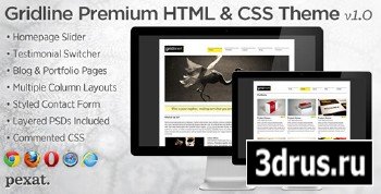 ThemeForest - Gridline Premium Business and Portfolio HTML Theme - Rip