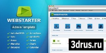 ThemeForest - WebStarter Admin Template - Rip